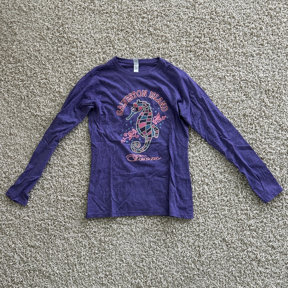 Gilden Women’s Medium Purple Galveston Long Sleeve Shirt